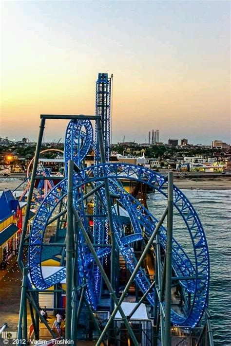 Pleasure pier | Galveston, Amusement park rides, Galveston island