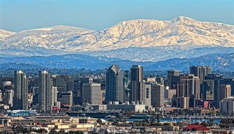 Snow Capped San Diego California | San diego california, San diego, San ...