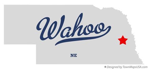 Map of Wahoo, NE, Nebraska