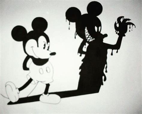 Evil Mickey Mouse Drawing