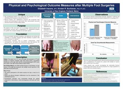 Case Report Posters | Physical Therapy Student Posters | University of New England