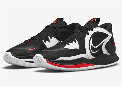 Nike Kyrie Low 5 Black White Chile Red DJ6012-001 Release Date Info ...