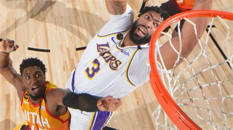 Anthony Davis dominates as Lakers beat Jazz to seal No 1 seed in West ...