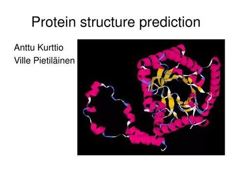 PPT - Protein structure prediction PowerPoint Presentation, free download - ID:5474221