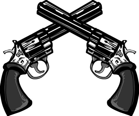 Pistol clipart double pistol, Pistol double pistol Transparent FREE for download on ...