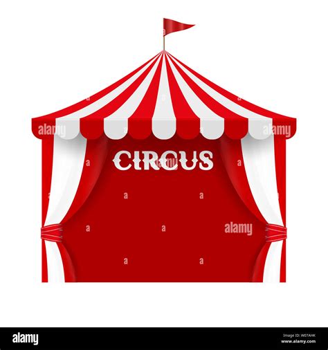 Circus Tent Poster Background Template. Red and White Stripes, Striped ...