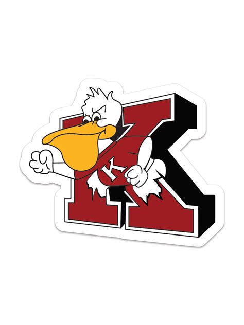 KU Mascot 8" Sticker - Elite Apparel Oregon