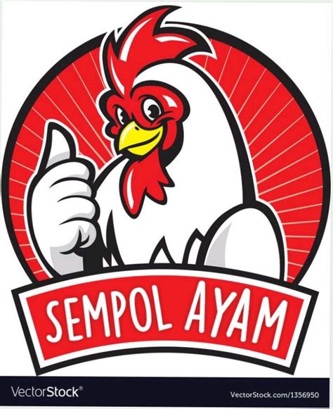 Sempol Ayam | Ayam, Inspirasi desain grafis, Latar belakang logo