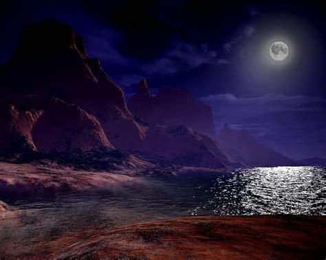 Hd Moonscape Wallpaper