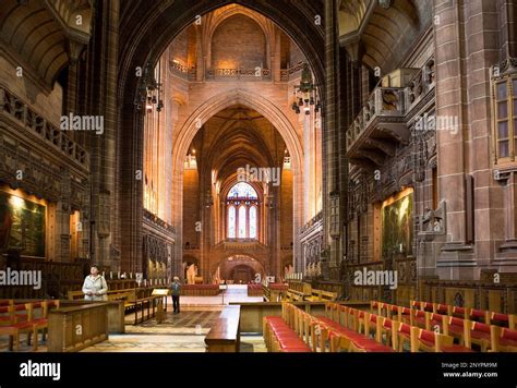 Liverpool Anglican cathedral.Liverpool. England. UK Stock Photo - Alamy