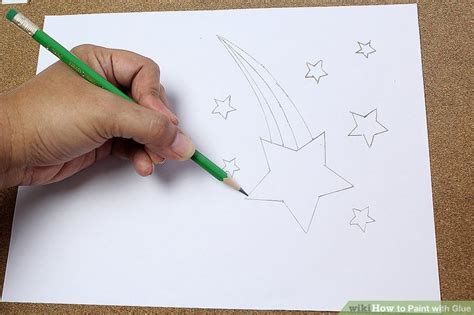 How to Paint with Glue (with Pictures) - wikiHow