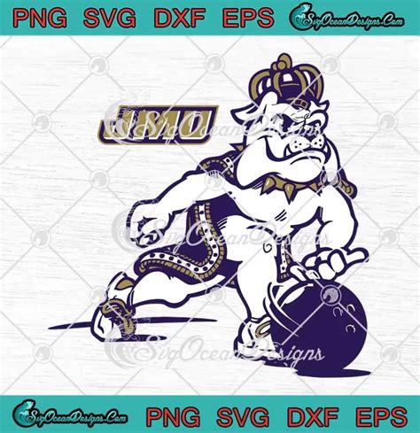 James Madison Dukes Mascot SVG - JMU Football Bowling Dukes SVG PNG, Cricut File