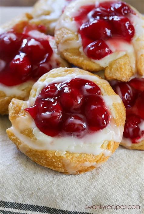 Easy Cherry Cream Cheese Danish | Swanky Recipes