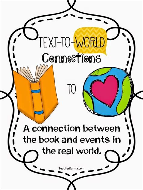 Classroom Freebies Too | Text to world, Text to text connections, Reading mini lessons