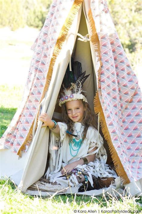 No Sew DIY Sacagawea indian halloween costume by Kara Allen | Kara's ...