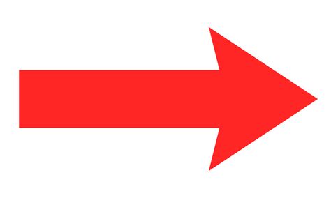 Red Arrow Right transparent PNG - StickPNG