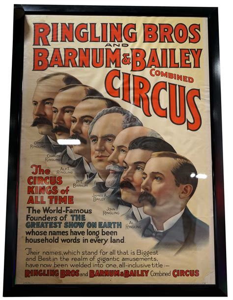 Vintage Ringling Bros & Barnum & Bailey Circus Poster | EJ'S Auction & Appraisal