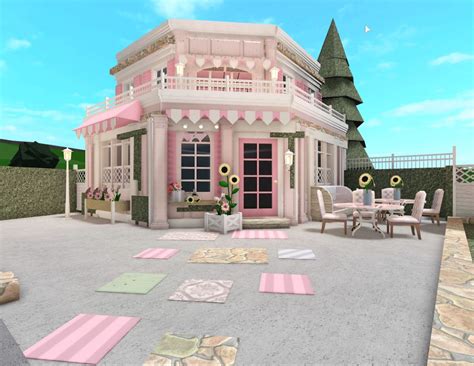 Blush bakery | Cafe house, Cafe exterior, Diy house plans