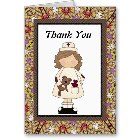 Thank You Nurse Card | Zazzle.com | Thank you nurses, Custom thank you cards, Cards