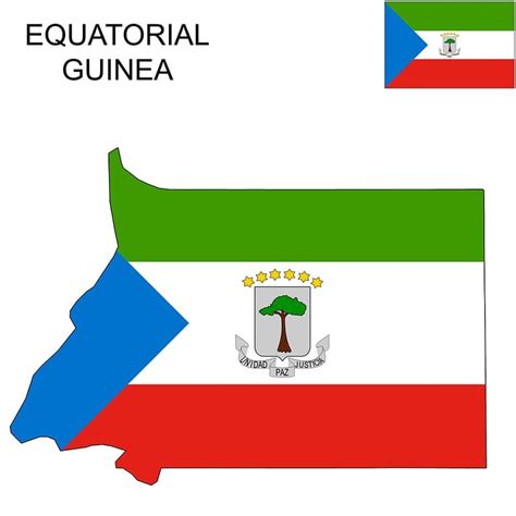 Equatorial Guinea Flag Map and Meaning | Mappr