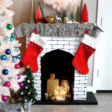 Faux Fireplace: 10 Faux Christmas Fireplaces To Inspire You