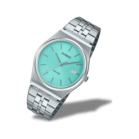 Casio Quartz ‘Tiffany’ Blue Dial Dial Stainless Steel Bracelet Unisex ...