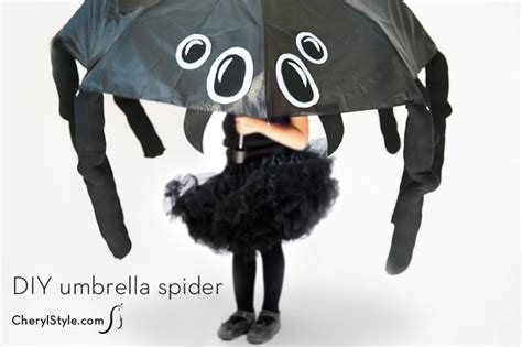 How to make a DIY umbrella spider costume – Everyday Dishes & DIY