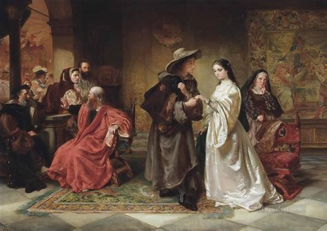 Romeo and Juliet meeting at the Capulets Ball Robert Alexander ...