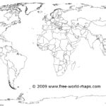 Blank Map Of World Printable | Ruby Printable Map