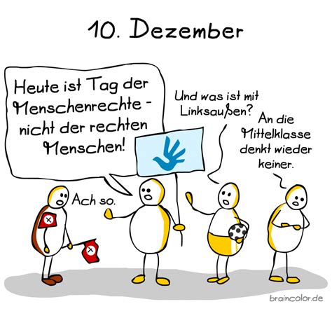 Tag der Menschenrechte - braincolor