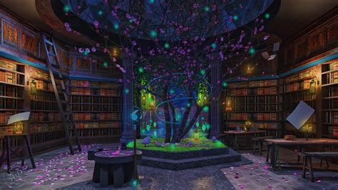 ArtStation - Magical Library