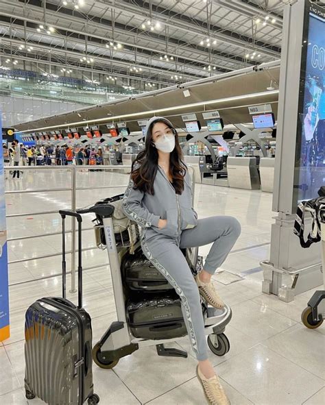 13 airport outfit ideas for your next trip, inspired by Thai celebrities