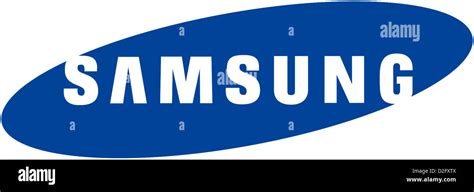 Logo de l'entreprise d'électronique sud-coréen Samsung avec siège à ...