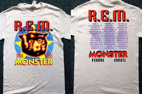 1995 REM Monster Tour T-shirt, Rem Tour 1995 T-shirt, Rem Tour '95 Shirt, Rem T-shirt, Rem ...