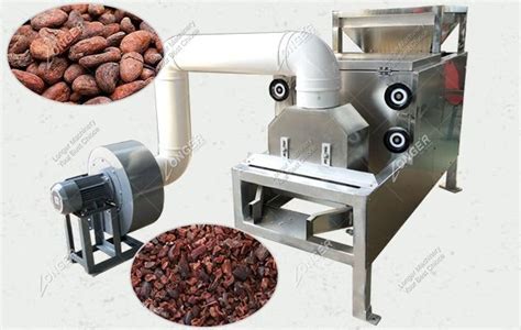 380V Cocoa Bean Cracker and Winnower Machine LG-BQ200A Model