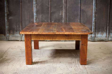 Coffee Table | Reclaimed Wood Square Coffee Table - Sons of Sawdust