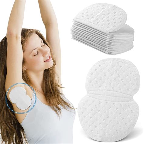 Homgreen【50 Packs】Underarm Sweat Pads, Armpit Sweat Block for Sweating Women and Men, Premium ...