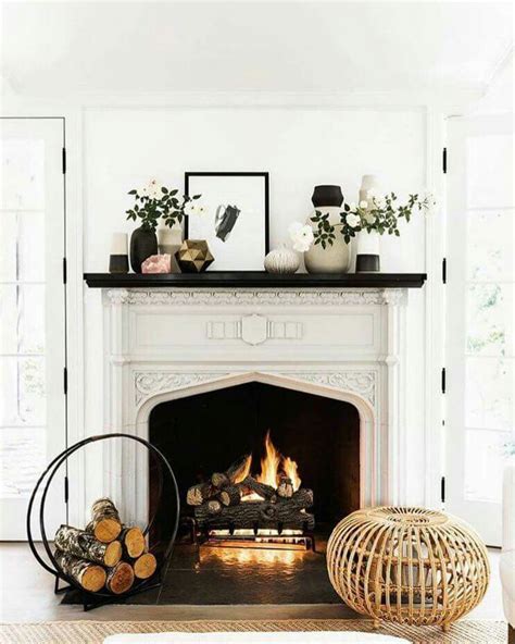 7 Ways to Cozy Up Your Fall Fireplace + Accessories - The Inspired Room