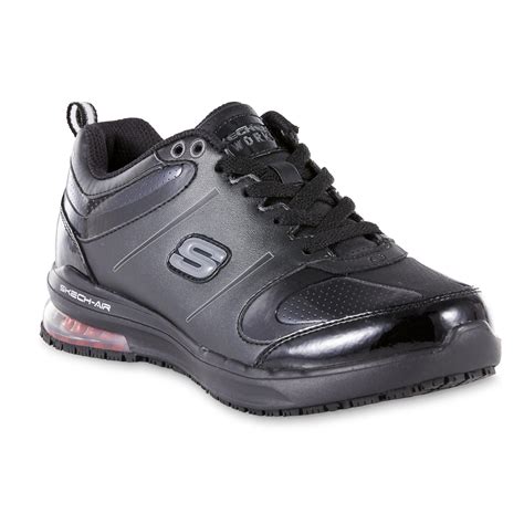 Skechers Work Women's Lingle Relaxed Fit Slip Resistant Work Shoe - Black