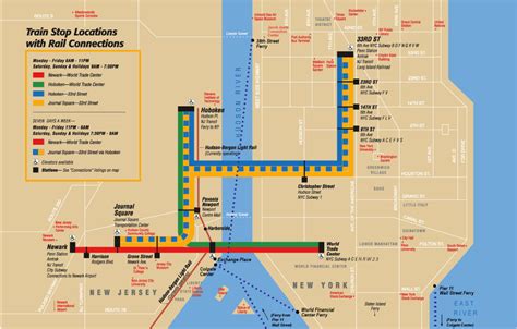 Maps of Newark New Jersey Train Lines