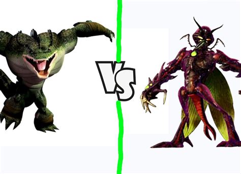 Leatherhead vs Lord Dregg by Streamliner3000 on DeviantArt