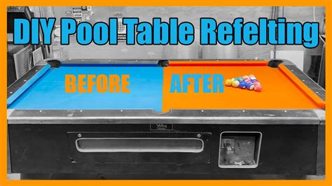 How To Refelt Valley Pool Table Rails | Cabinets Matttroy