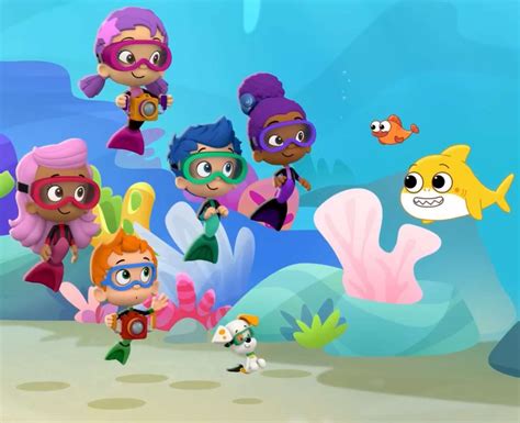 Bubble Guppies and Baby Shark - online puzzle