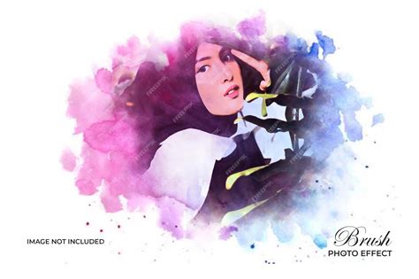 Premium PSD | Watercolor painting brush effect