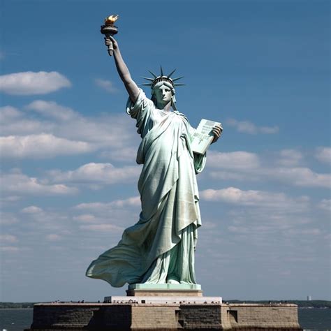 New york statue of liberty | Premium AI-generated image