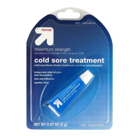 Cold Sore Treatment 0.07oz - Up&Up™ : Target