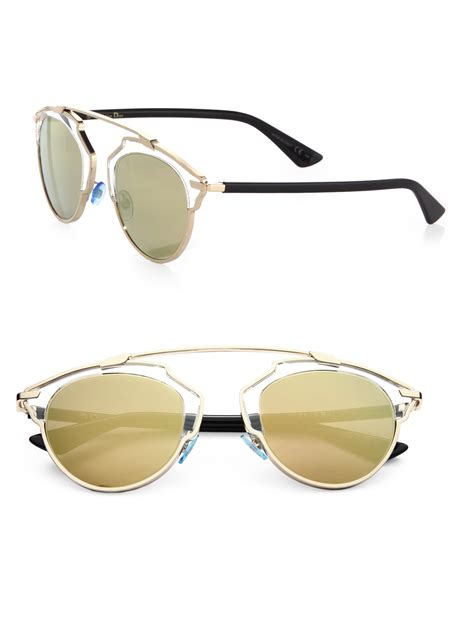 Dior So Real Pantos Sunglasses in Metallic for Men | Lyst