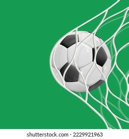 Soccer Ball Goal Net Isolated On Stock Vector (Royalty Free) 2229921963 | Shutterstock