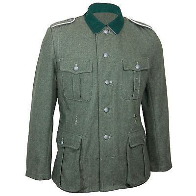 German Army M36 Field Grey Wool Tunic - WW2 Repro Wehrmacht Uniform ...