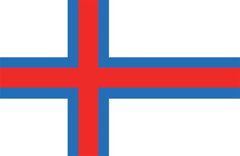 Flag of the Faroe Islands image and meaning The Faroese flag - country flags